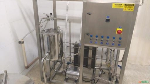 Vendo Conjunto completo de pasteurização capacidade 1000L/Hora Imagem Vendo Conjunto completo de pasteurização capacidade 1000L/Hora