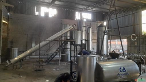 Separador de amido de batata doce com flechdryer Imagem Separador de amido de batata doce com flechdryer