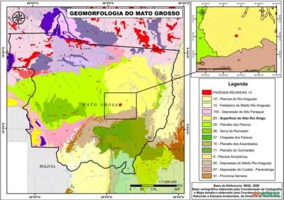 Produções de Mapas em Gerais