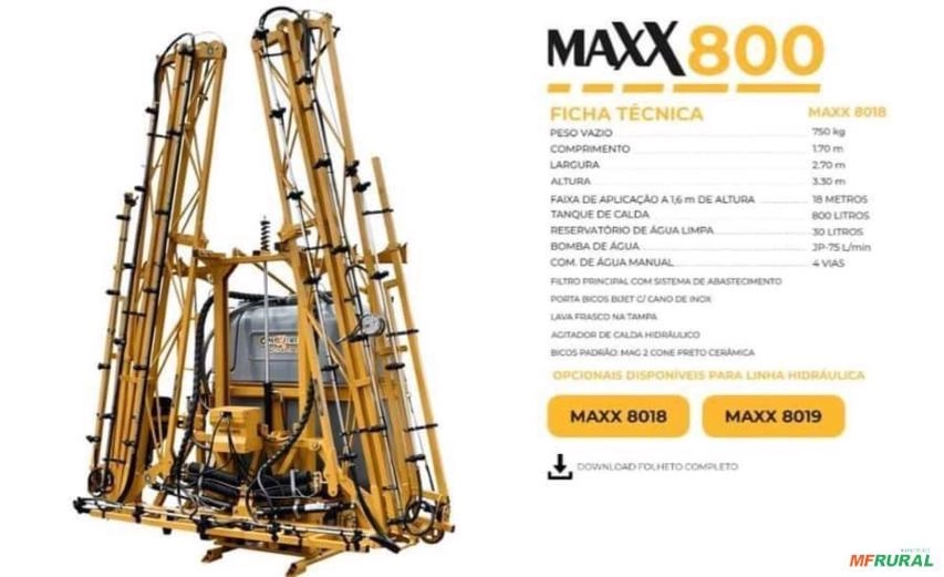 PULVERIZADOR 800 LITROS MAXXFORTE