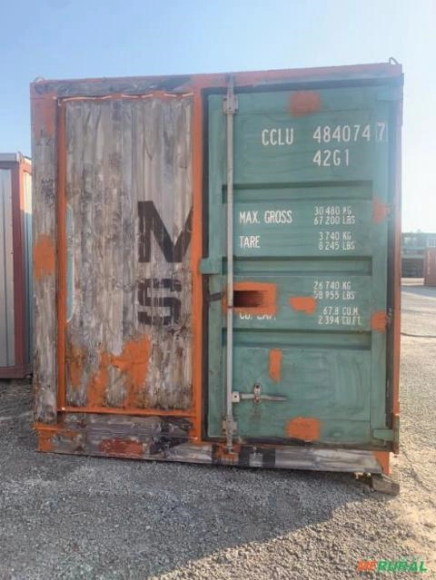 Imagem Container 10 pés 3,00 x 2,44 x 2,59 Imagem Container 10 pés 3,00 x 2,44 x 2,59