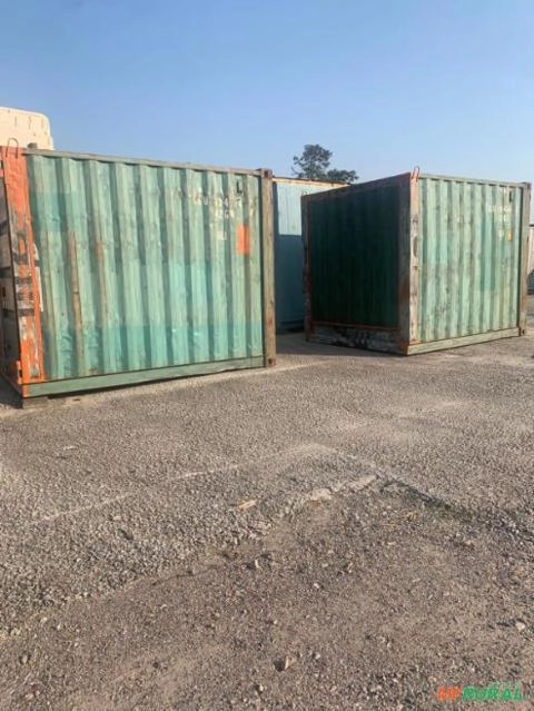 Container 10 pés 3,00 x 2,44 x 2,59 Imagem Container 10 pés 3,00 x 2,44 x 2,59