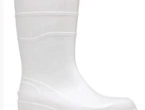 Bota de PVC cano curto - Branca