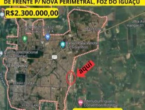 ÁREA INDUSTRIAL DE 10.000m2, De Frente para NOVA PERIMETRAL em foz do Iguaçu