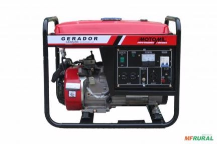 Gerador de energia Motomil MG-2500CL 2,5 kVA - partida manual - monofásico - 110V/220V Imagem Gerador de energia Motomil MG-2500CL 2,5 kVA - partida manual - monofásico - 110V/220V