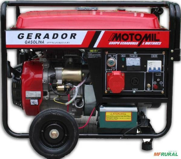 Gerador de energia Motomil MGT-8000CLE 7,0 kVA - partida elétrica - trifásico - 127V/220V