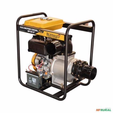 Motobomba Autoescorvante Buffalo BFDE 6 x 6 Pol. 13,0cv - Diesel - Partida Elétrica Imagem Motobomba Autoescorvante Buffalo BFDE 6 x 6 Pol. 13,0cv - Diesel - Partida Elétrica