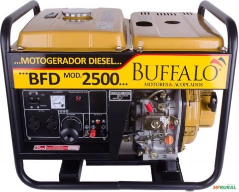 Gerador de energia Buffalo BFD-2500 2,2 kVA - partida manual - monofásico - 115V/230V Imagem Gerador de energia Buffalo BFD-2500 2,2 kVA - partida manual - monofásico - 115V/230V
