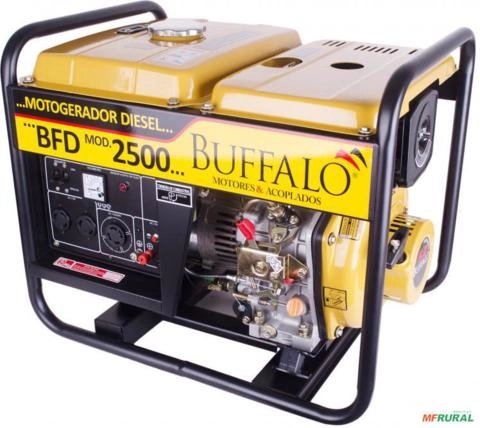 Gerador de energia Buffalo BFDE-2500 2,2 kVA - partida elétrica - monofásico - 115V/230V Imagem Gerador de energia Buffalo BFDE-2500 2,2 kVA - partida elétrica - monofásico - 115V/230V