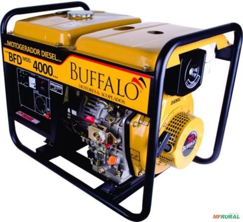 Gerador de energia Buffalo BFDE-4000 3,3 kVA - partida elétrica - monofásico - 115V/230V Imagem Gerador de energia Buffalo BFDE-4000 3,3 kVA - partida elétrica - monofásico - 115V/230V