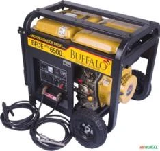 Gerador de energia Buffalo BFDE-6500 Motosoldador 2,0 kVA - partida elétrica - monofásico - 115V/230
