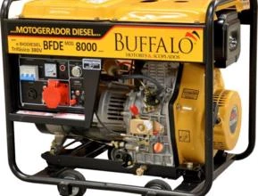 Gerador de energia Buffalo BFDE-8000 8,0 kVA - partida elétrica - trifásico - 380V