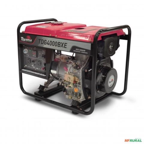 Gerador de energia Toyama TDG4000BXE 3,8 kVA - partida elétrica - monofásico - 110V/220V Imagem Gerador de energia Toyama TDG4000BXE 3,8 kVA - partida elétrica - monofásico - 110V/220V