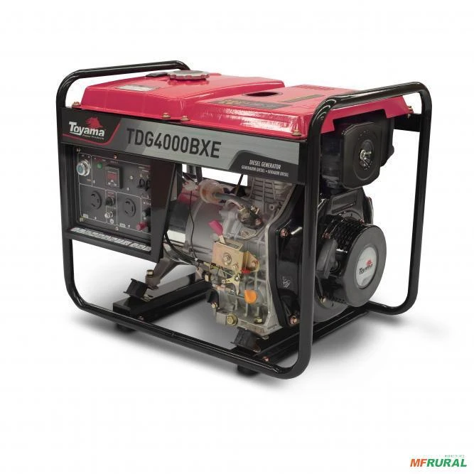 Gerador de energia Toyama TDG4000BXE 3,8 kVA - partida elétrica - monofásico - 110V/220V