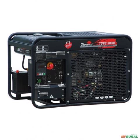 Gerador de energia Toyama TDWG12000CXE3-N 12,6 kVA - partida elétrica - trifásico - 220V/380V Imagem Gerador de energia Toyama TDWG12000CXE3-N 12,6 kVA - partida elétrica - trifásico - 220V/380V