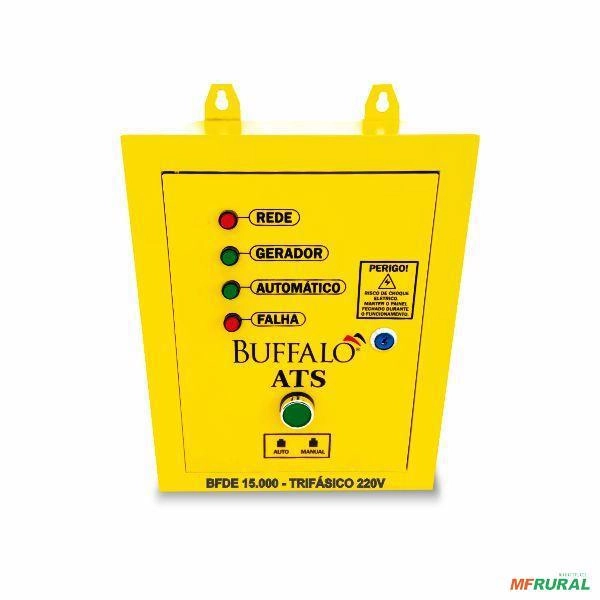 Painel de transferência automática Buffalo ATS BFDE15000 PRO - trifásico - 220V Imagem Painel de transferência automática Buffalo ATS BFDE15000 PRO - trifásico - 220V