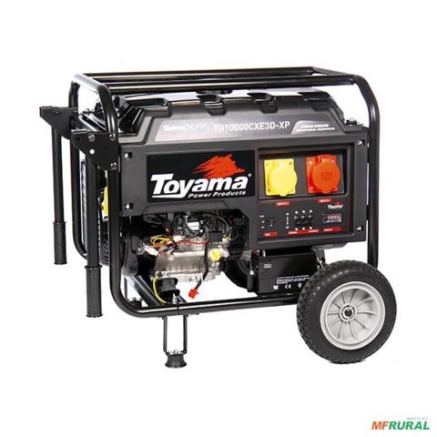 Gerador de energia Toyama TG10000CXE3D-XP 11,25 kVA - partida elétrica - trifásico 220V Imagem Gerador de energia Toyama TG10000CXE3D-XP 11,25 kVA - partida elétrica - trifásico 220V