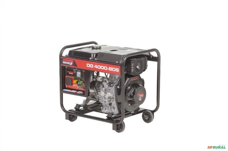 Gerador de energia Kawashima Serie E DG 4000-BDS 3,3 kVA - partida manual - monofásico - 115V/230V Imagem Gerador de energia Kawashima Serie E DG 4000-BDS 3,3 kVA - partida manual - monofásico - 115V/230V