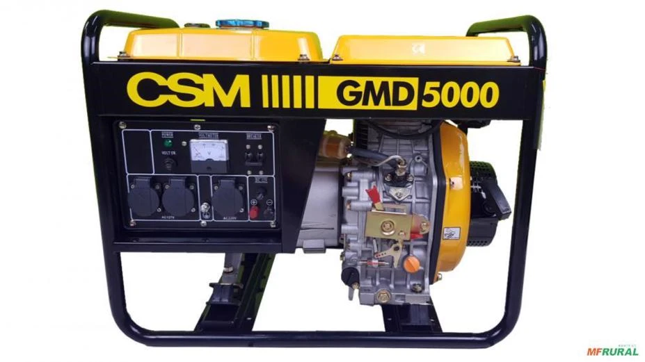 Gerador de energia CSM GMD 5000 4,5 kVA - partida manual - monofásico - 127V/220V