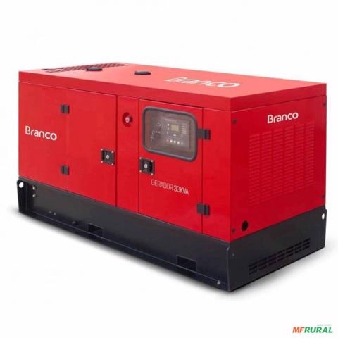 Gerador de energia Branco BD-33000 E3 S ATS integrado 35,75 kVA - trifásico - 110V/220V Imagem Gerador de energia Branco BD-33000 E3 S ATS integrado 35,75 kVA - trifásico - 110V/220V