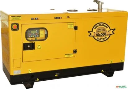 Gerador de energia Buffalo BFDE40000 silencioso com ATS 40,0 kVA - partida elétrica - trifásico - 38