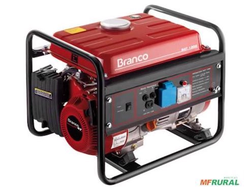 Gerador de energia Branco B4T-1300 1,3 kVA - partida manual - monofásico - 220V Imagem Gerador de energia Branco B4T-1300 1,3 kVA - partida manual - monofásico - 220V