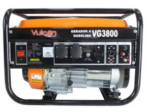 Gerador de energia Vulcan VG3800 3,0 kVA - partida manual - monofásico - 110V/220V