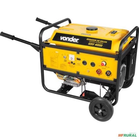 Gerador de solda Vonder GSV 4000 4,0 kVA 190A - partida elétrica - monofásico - 110V/220V Imagem Gerador de solda Vonder GSV 4000 4,0 kVA 190A - partida elétrica - monofásico - 110V/220V