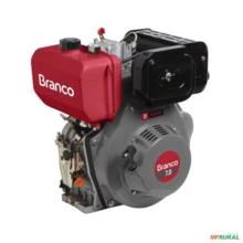 Motor Horizontal Branco BD-7.0 Eixo H 7cv - Diesel - Partida Elétrica