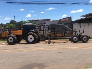 Imagem Trator Bh 180 com Auto Carregável Tmo, 7mt. Imagem Trator Bh 180 com Auto Carregável Tmo, 7mt.