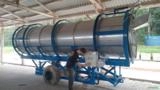 Secador Giratório em Inox 6m x 1,60m com Pás Internas Imagem Secador Giratório em Inox 6m x 1,60m com Pás Internas