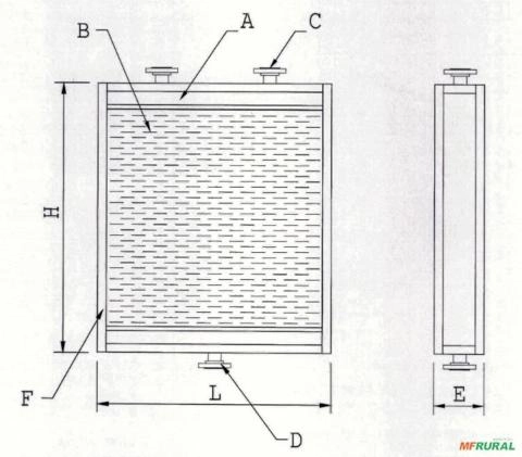 Imagem Radiador Industrial em Aço Inox ou Carbono Imagem Radiador Industrial em Aço Inox ou Carbono