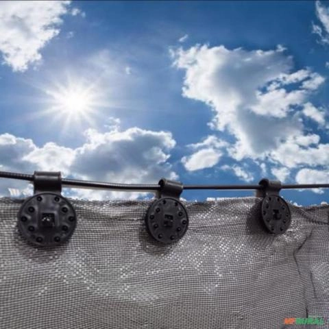 300 PRESILHAS DE PONTE AGRO CLIPS PARA TELA DE SOMBREAMENTO , HORTA , JARDIM ETC Imagem 300 PRESILHAS DE PONTE AGRO CLIPS PARA TELA DE SOMBREAMENTO , HORTA , JARDIM ETC