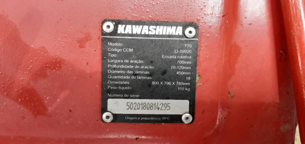 Micro Trator Kawashima ZT15 Diesel