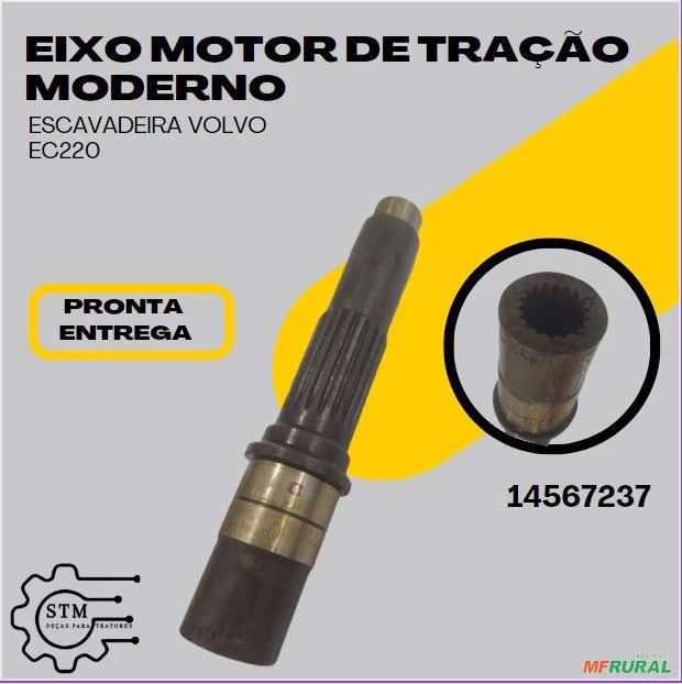 14567237 - Eixo do motor de tração moderno Aplicação escavadeira Volvo ec220