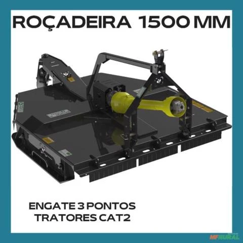 Roçadeira Hidráulica para trator 1500mm - OPORTUNIDADE