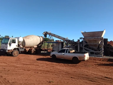 Locação de Usina Móvel de concreto