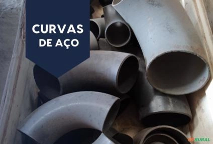 Curvas de aço, com ou sem flange Imagem Curvas de aço, com ou sem flange