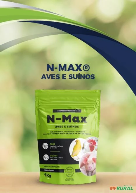 N-MAX AVES E SUINOS (1 KG) FAZ 500 KG DE RAÇÃO