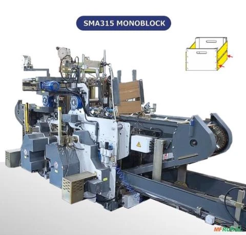 Linha de produção de caixas de madeiras