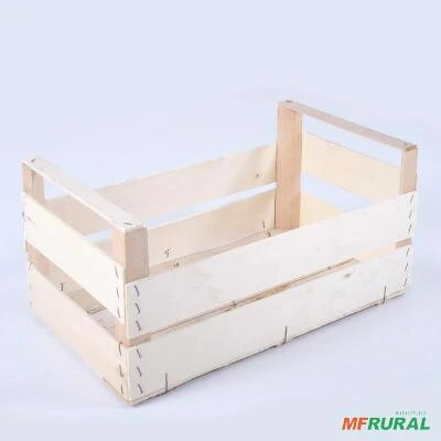 Linha de produção de caixas de madeiras
