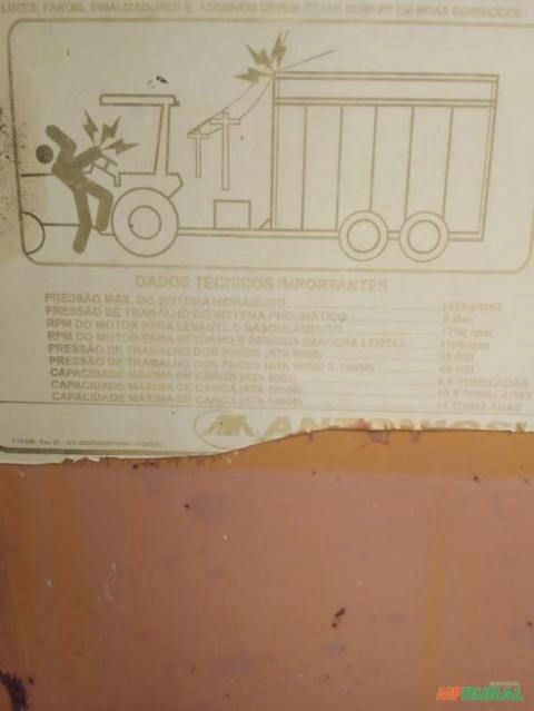 Imagem Transbordo Canavieiro 14 toneladas Imagem Transbordo Canavieiro 14 toneladas