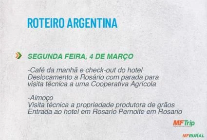 Viagem técnica para a Argentina na Expoagro 2024