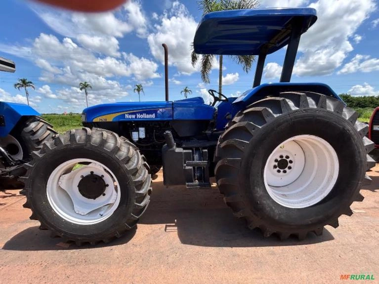 Trator New Holland 7630 Imagem Trator New Holland 7630