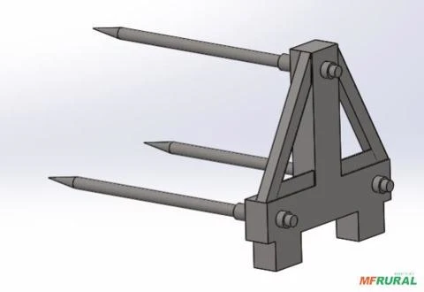 Garfo para fardo de algodão