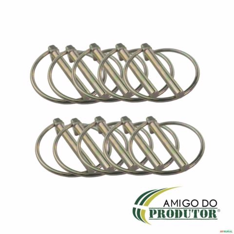 Kit 10 pçs Pino Quebra Dedo 1/4x2 Imagem Kit 10 pçs Pino Quebra Dedo 1/4x2