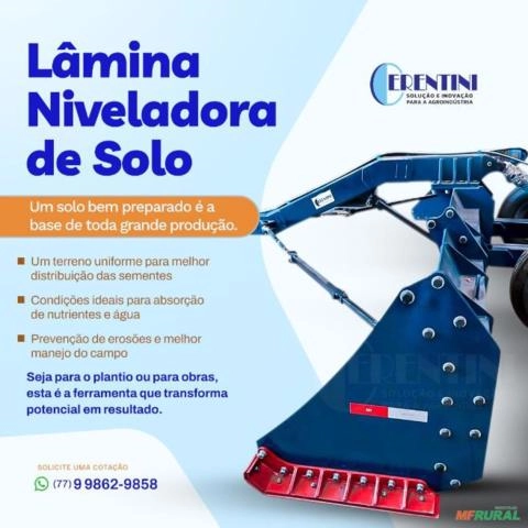 Lâmina Niveladora de Solo Imagem Lâmina Niveladora de Solo