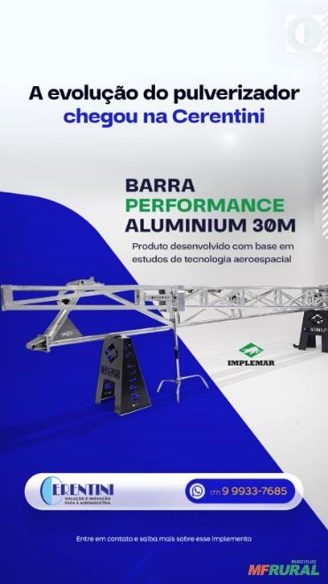 Barra Performance de Aluminío 30 metros Imagem Barra Performance de Aluminío 30 metros