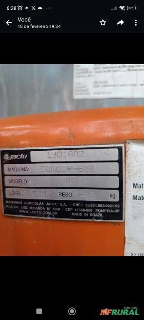 Imagem Pulverizador jacto Semi Novo Imagem Pulverizador jacto Semi Novo