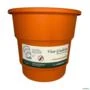 Vaso para Plantas Flores Horta Anti-Dengue Grande 24cmX22cm Preto -  Cor: Laranja